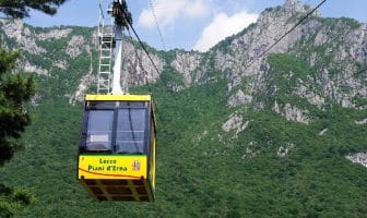 Funivia che porta ai Piani d'Erna da Lecco