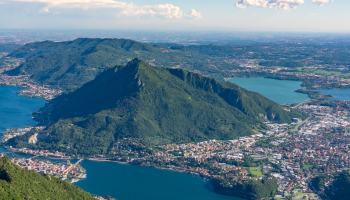 Foto dall'alto del Monte Barro
