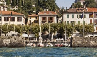 Borgo di Bellano visto dal Lago di Como