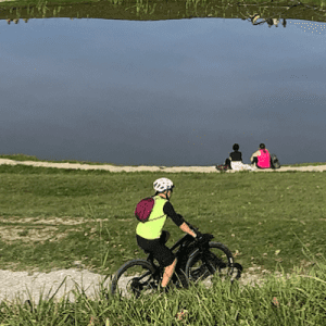 Escursione in mountain bike da Lecco al laghetto del Pertus