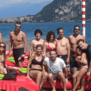Kayak tour on Lake Como