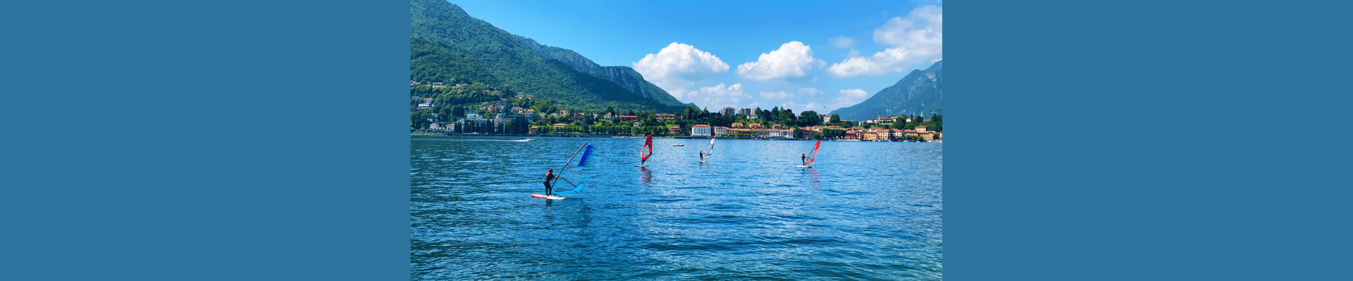 Lezione base singola di Windsurf sul Lago di Como